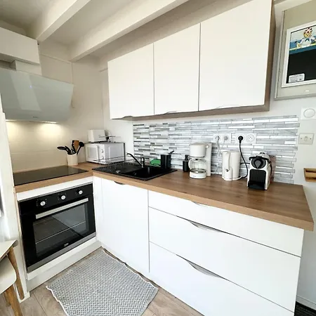 Superbe Appartement Duplex - Vue Mer - Piscine Guidel Exterior foto
