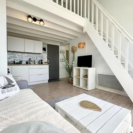 Superbe Appartement Duplex - Vue Mer - Piscine Guidel Exterior foto